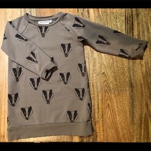 Mini Rodini badger sweater dress